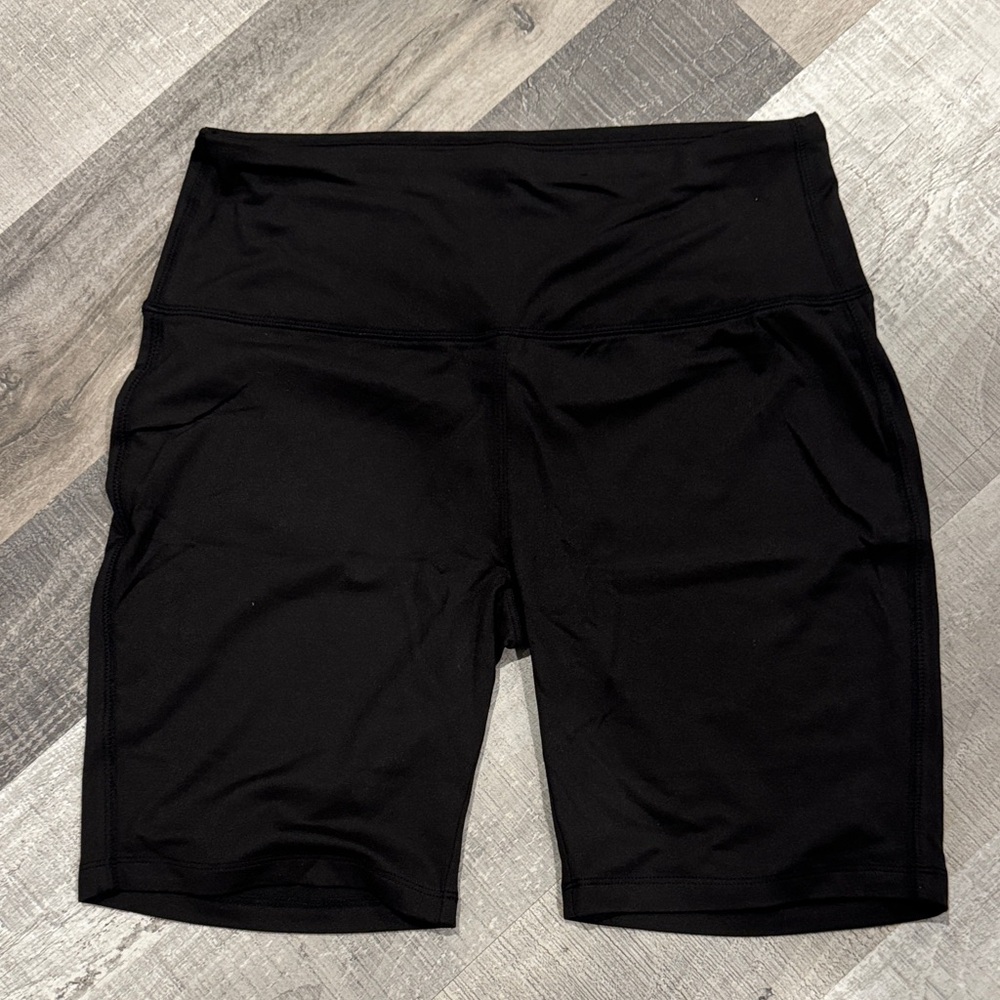 NWT Zenana Outfitters Plus Size Black High-Rise Bike Shorts